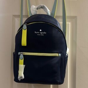 NWT, Kate Spade  gorgeous  nylon med backpack